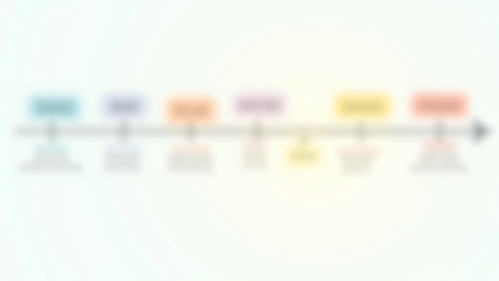 Grafisks laika joslas attēls ar dažādiem verbiem dažādos laikos uz krāsainas diagrammas